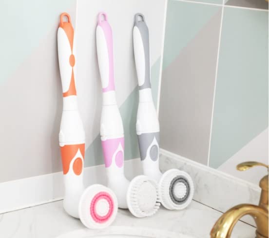 Electric Rotating Bath Brush Massager with Long Handle