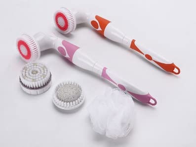 Electric Body Scrubber Shower Brush with Long Handle