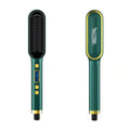 2-in-1 Ionic Hair Straightening & Curling Brush with LCD Display