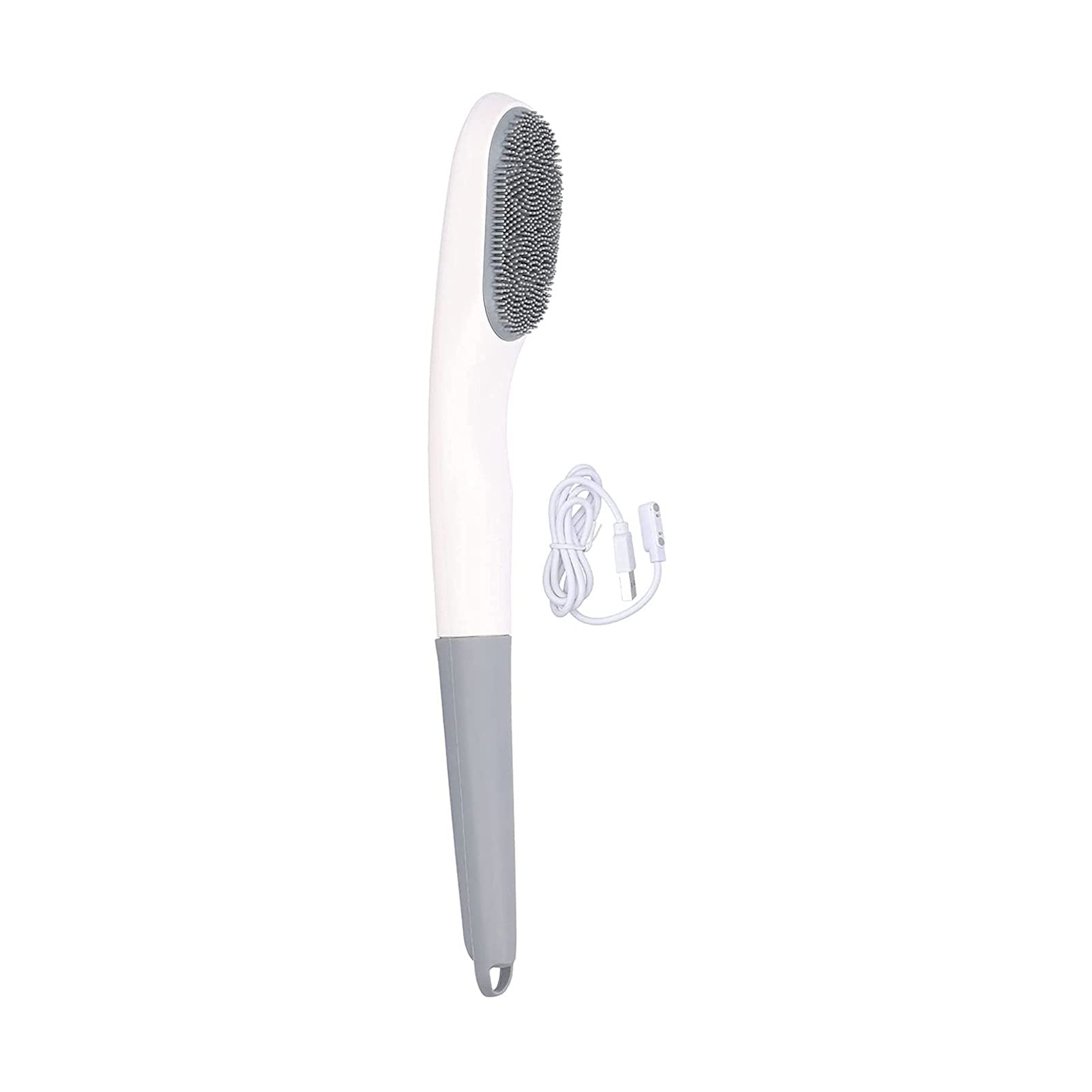 Waterproof Electric Silicone Bath Brush with Long Handle