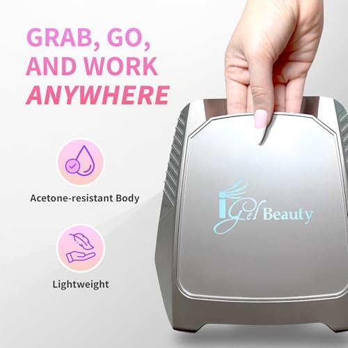 48W Wireless Rechargeable UV LED Nail Lamp with Smart Sensor