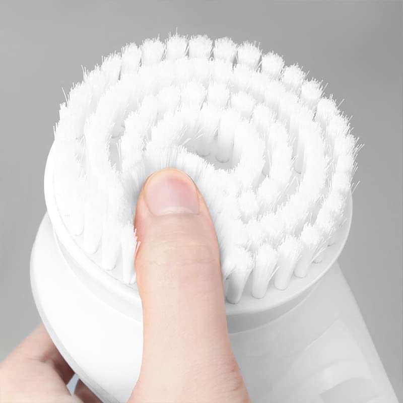 Electric Back Scrubber with Long Handle & Soft Bristles