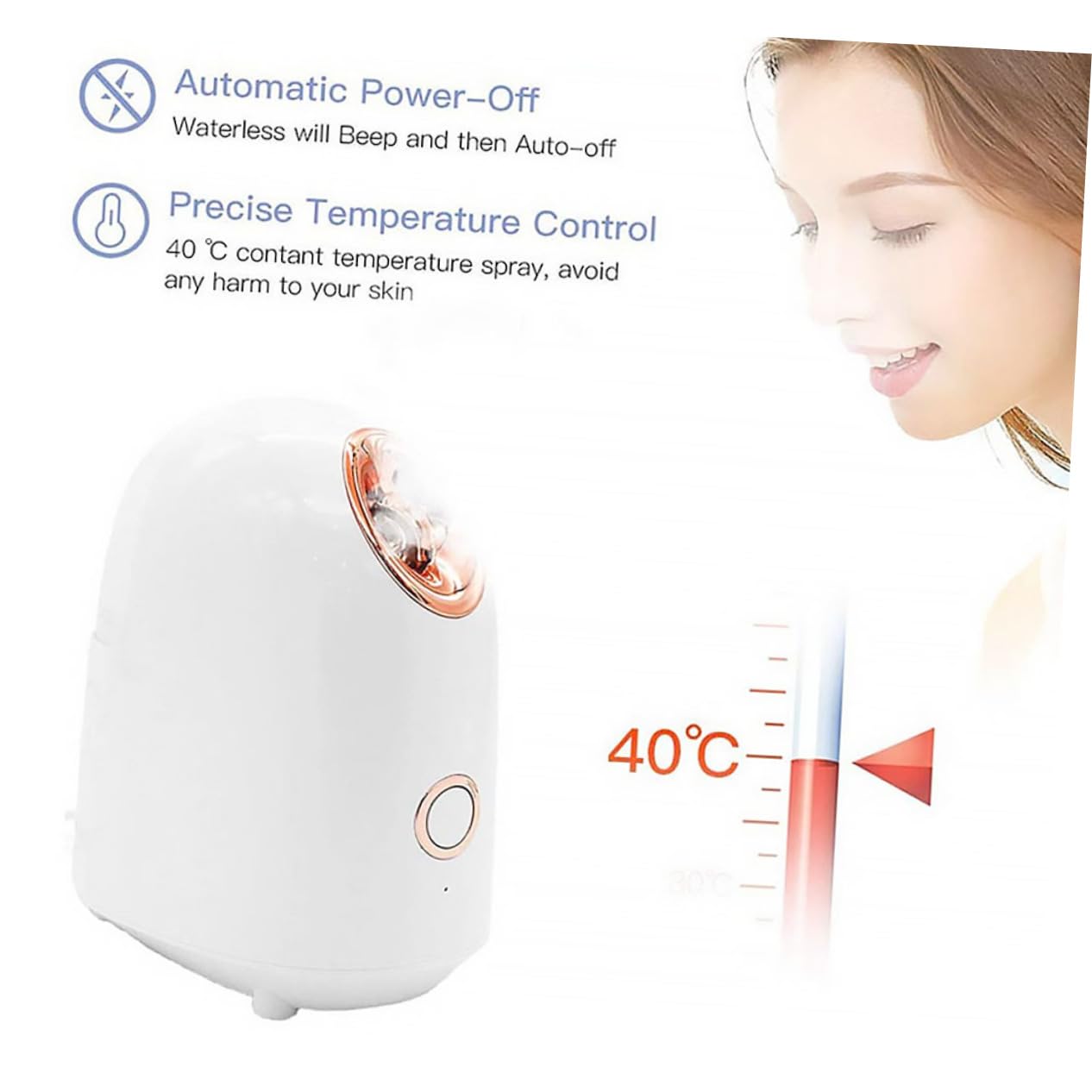 Portable Multifunctional Facial Steamer & Humidifier
