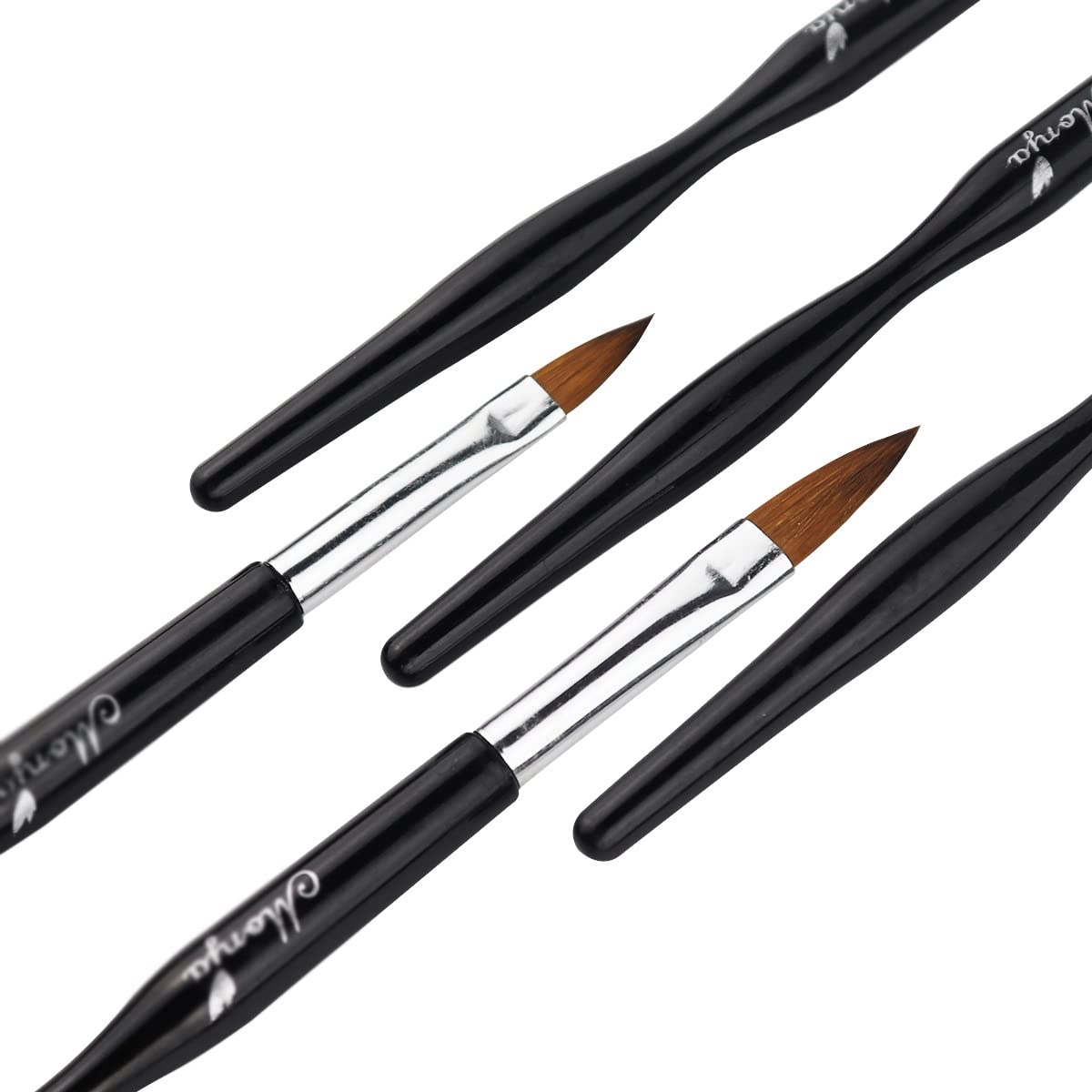 5-Piece Acrylic Nail Carving & Builder Brush Set