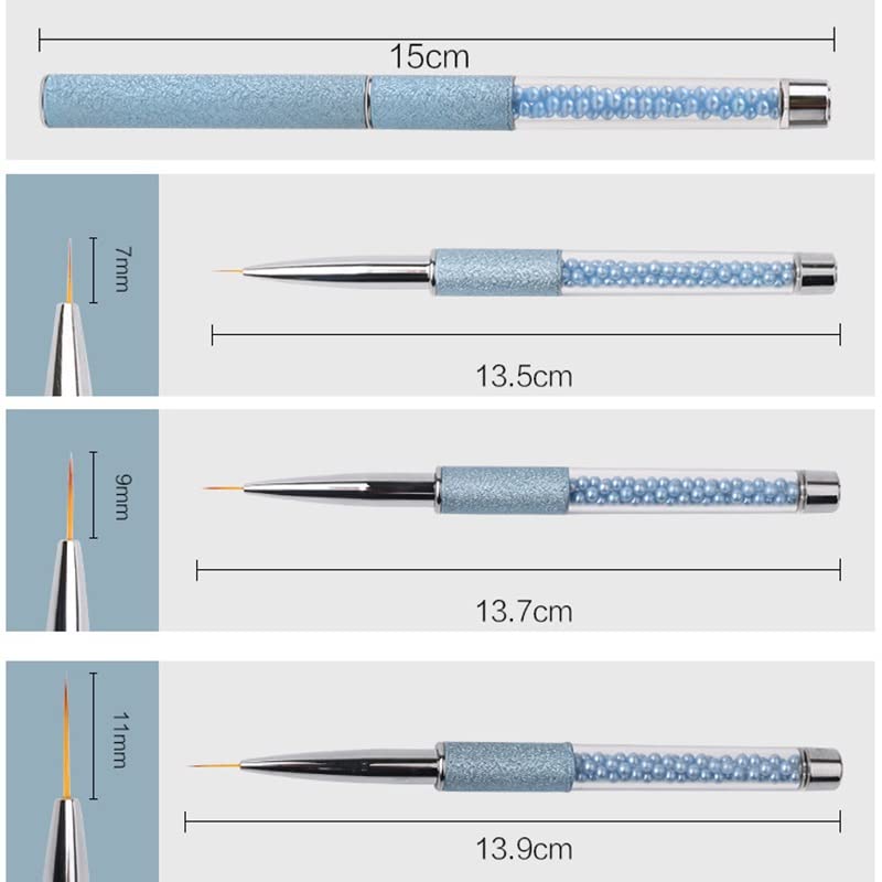 Thin Nail Art Liner Brush for Gel, Acrylic & Floral Designs