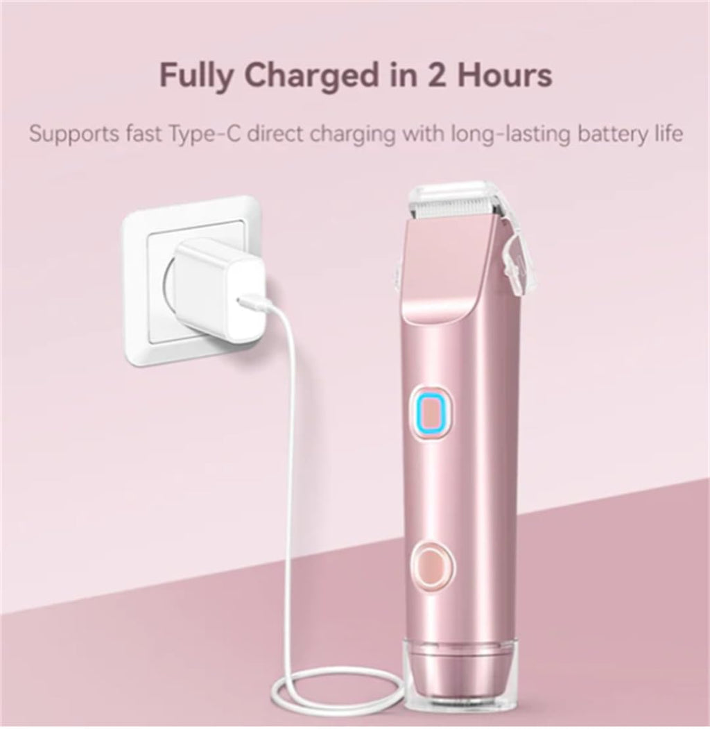 2-in-1 PRO Dual-Head Painless Hair Trimmer