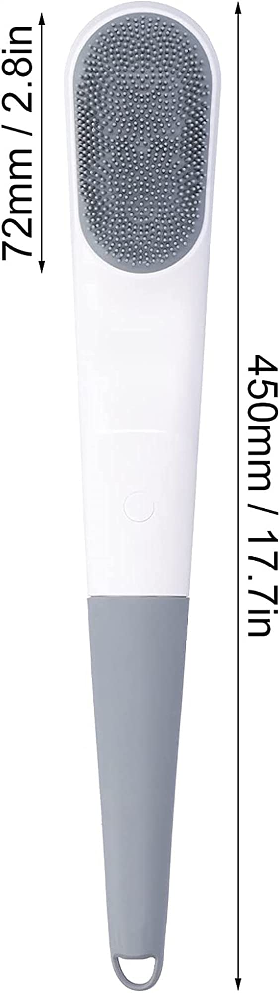Waterproof Electric Silicone Bath Brush with Long Handle