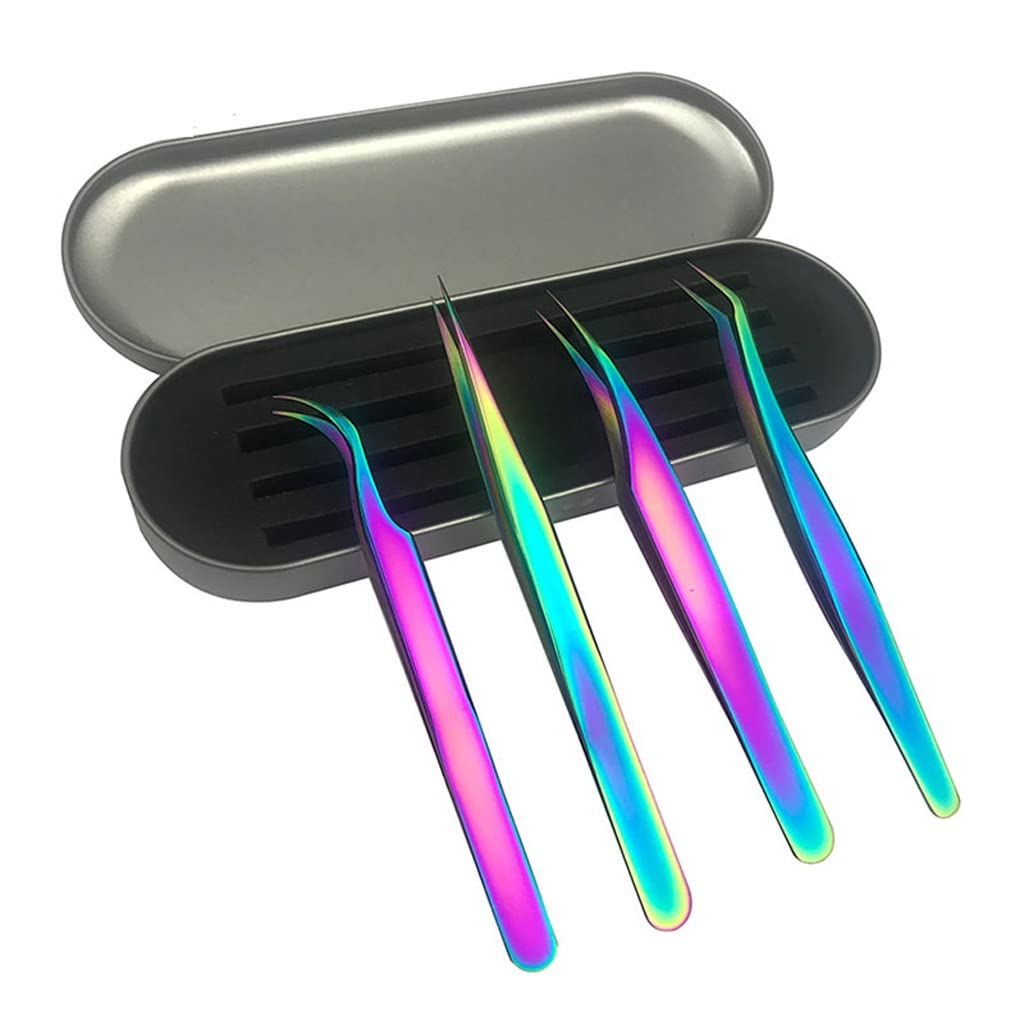 4-Piece Lash & Eyebrow Tweezer Set