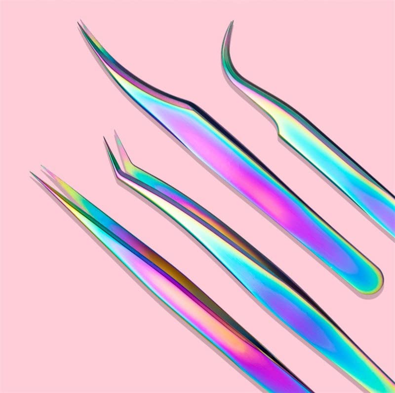 4-Piece Lash & Eyebrow Tweezer Set