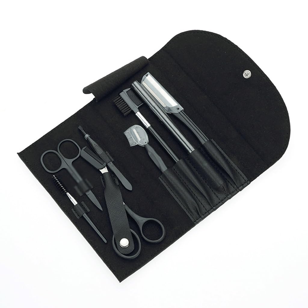 Beauty Tools Eyebrow Scraper 8-piece Set Clipper