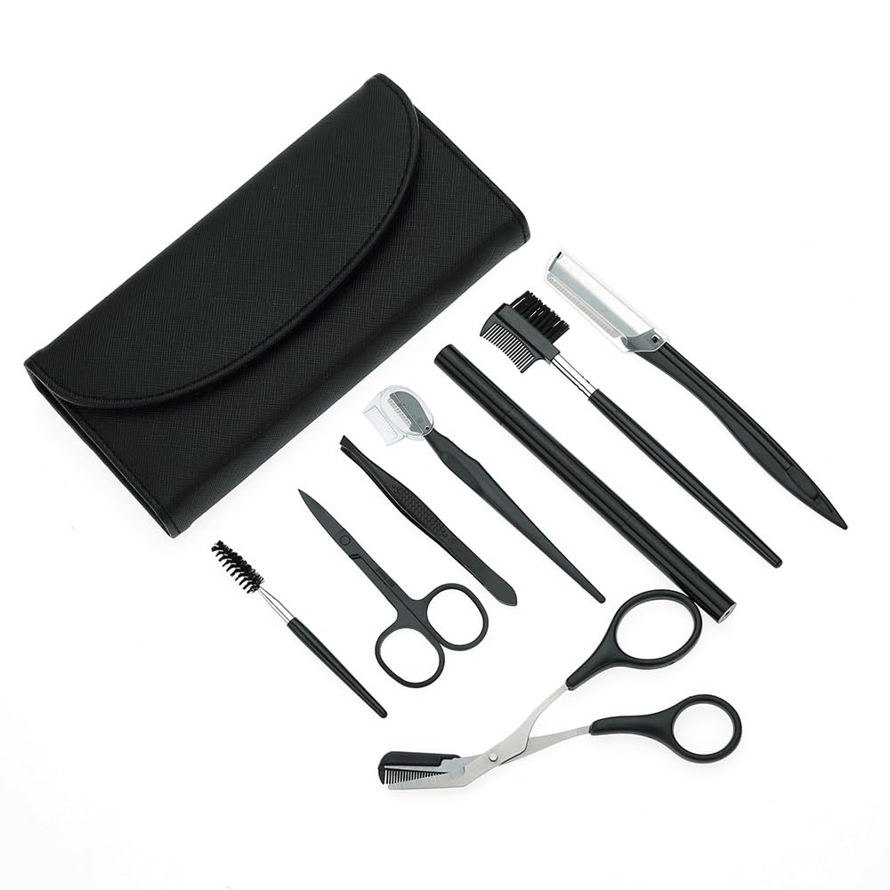Beauty Tools Eyebrow Scraper 8-piece Set Clipper