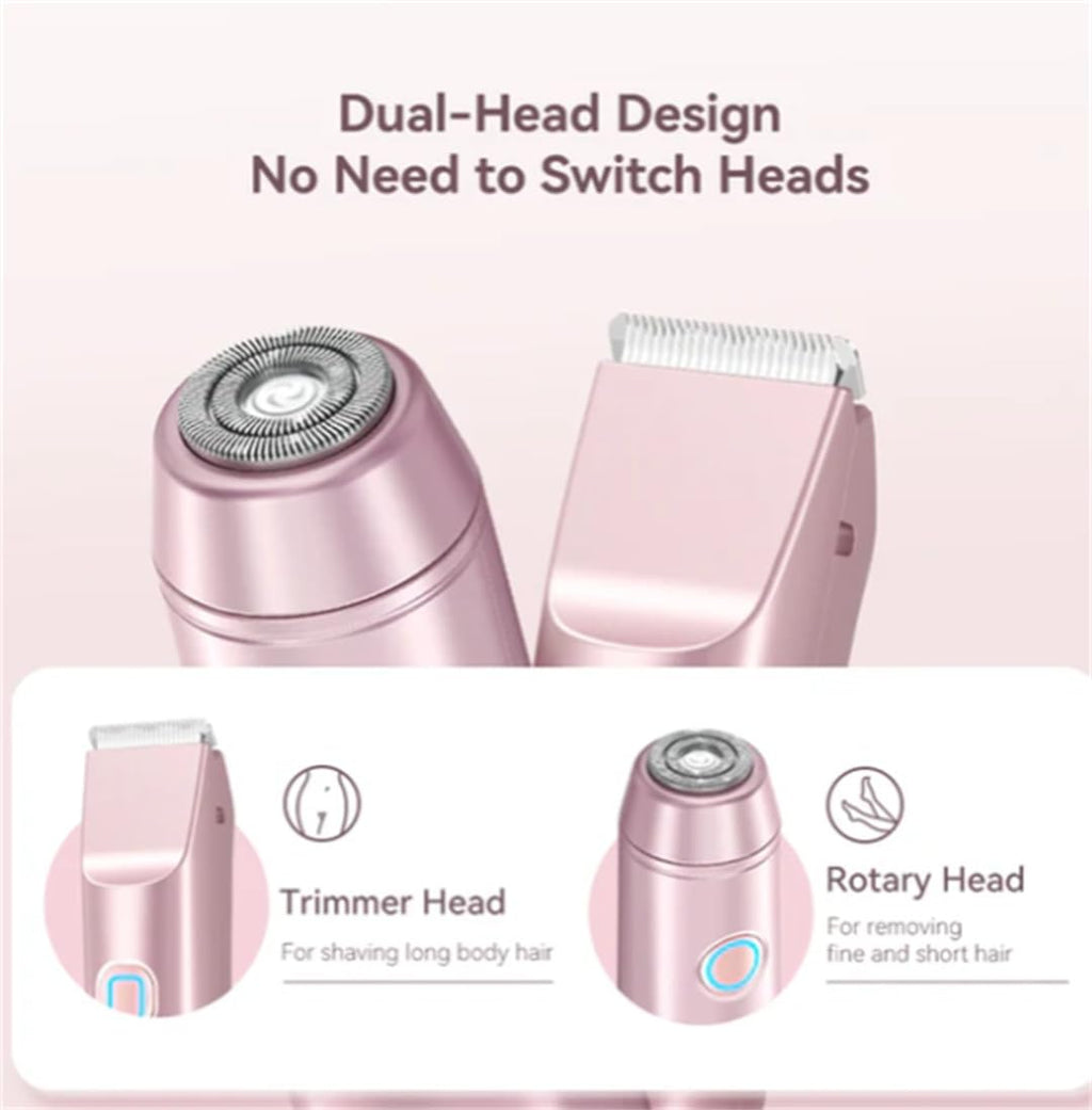 2-in-1 PRO Dual-Head Painless Hair Trimmer