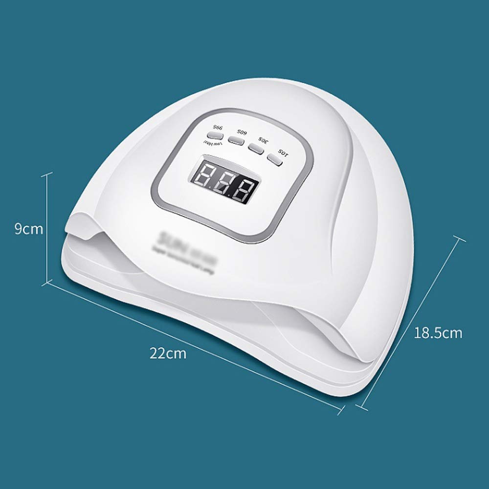 45-LED UV Nail Lamp with Auto Sensor & Timer