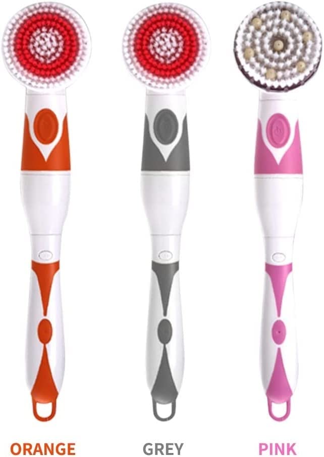 Electric Body Scrubber Shower Brush with Long Handle