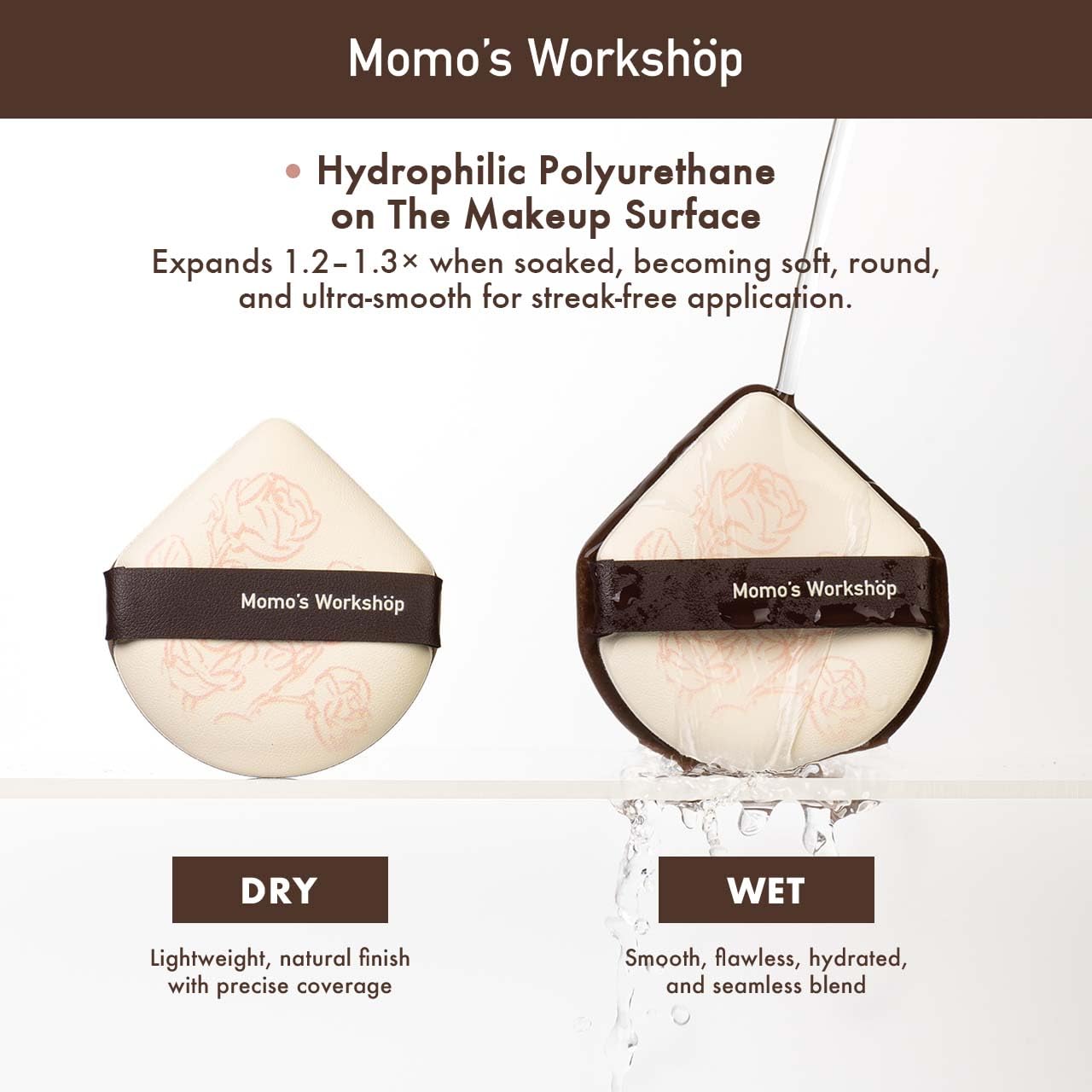 Rose Series Geego Makeup Sponges Powder Puff