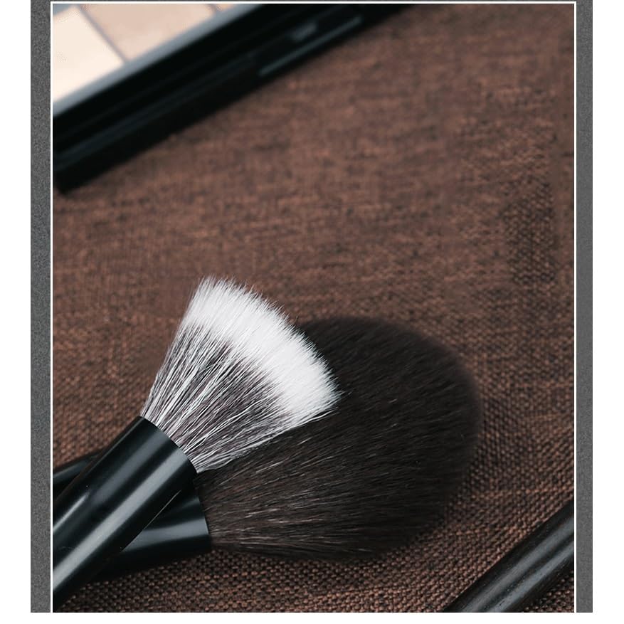 12-Piece Professional Makeup Brush Set for Face & Eyes