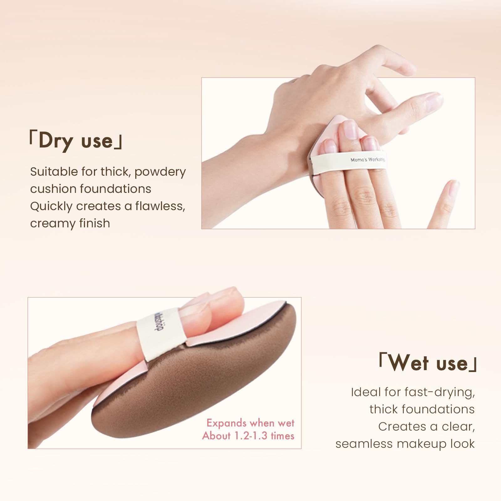 Rose Series Geego Makeup Sponges Powder Puff