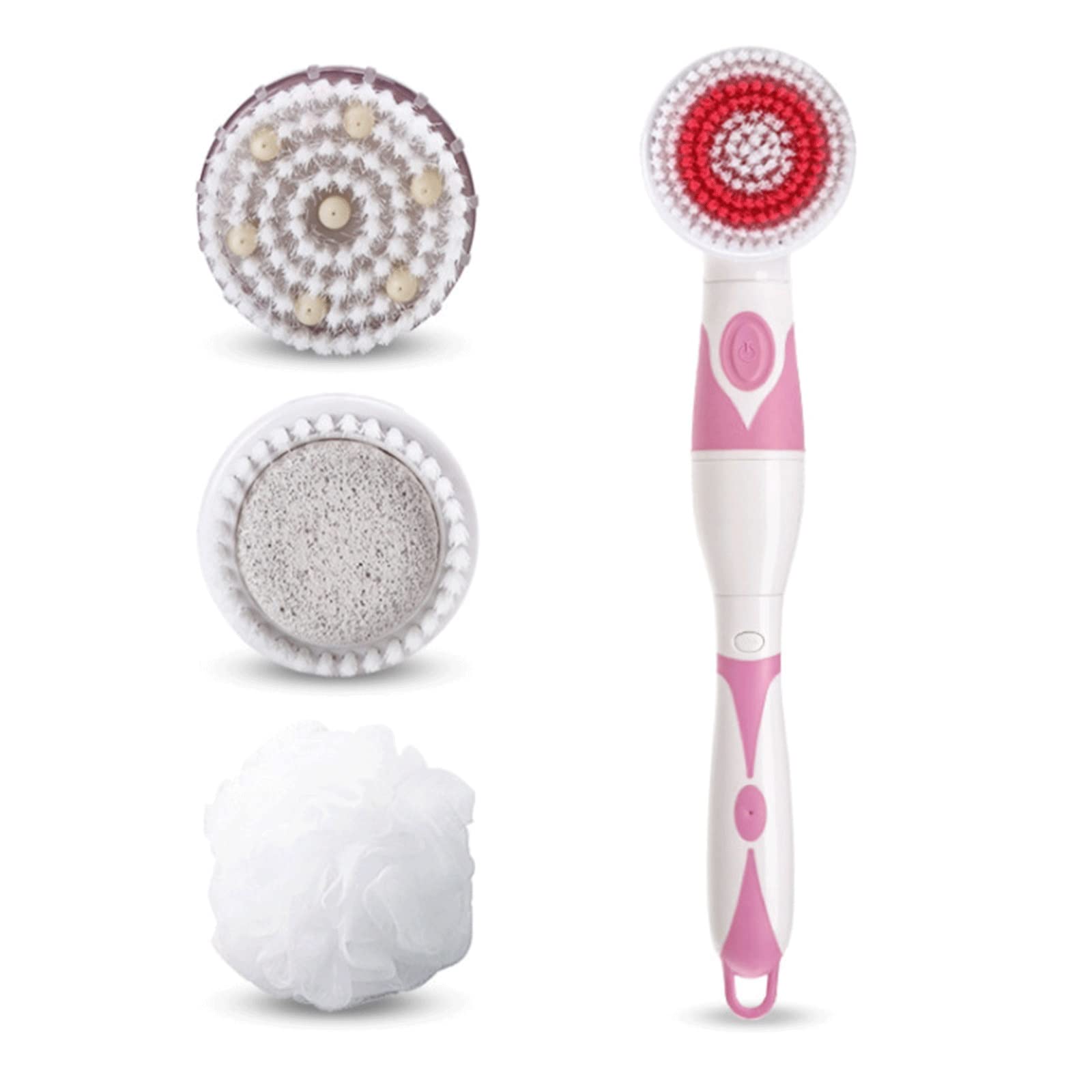 Electric Body Scrubber Shower Brush with Long Handle