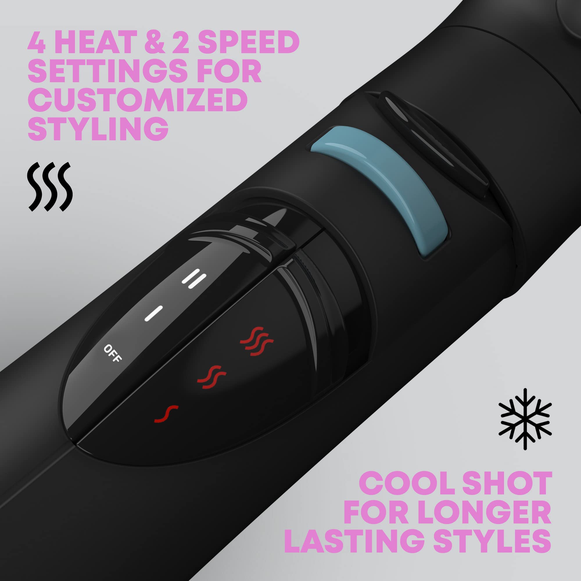 6-in-1 Hot Air Hair Styler & Dryer Brush for Wet & Dry Hair
