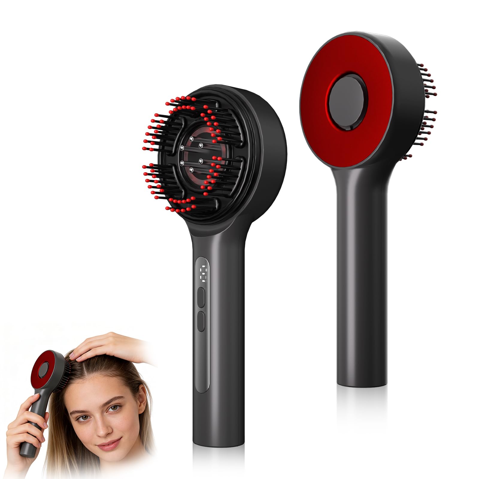 3-in-1 Electric Scalp Massager with Hair Oil Applicator