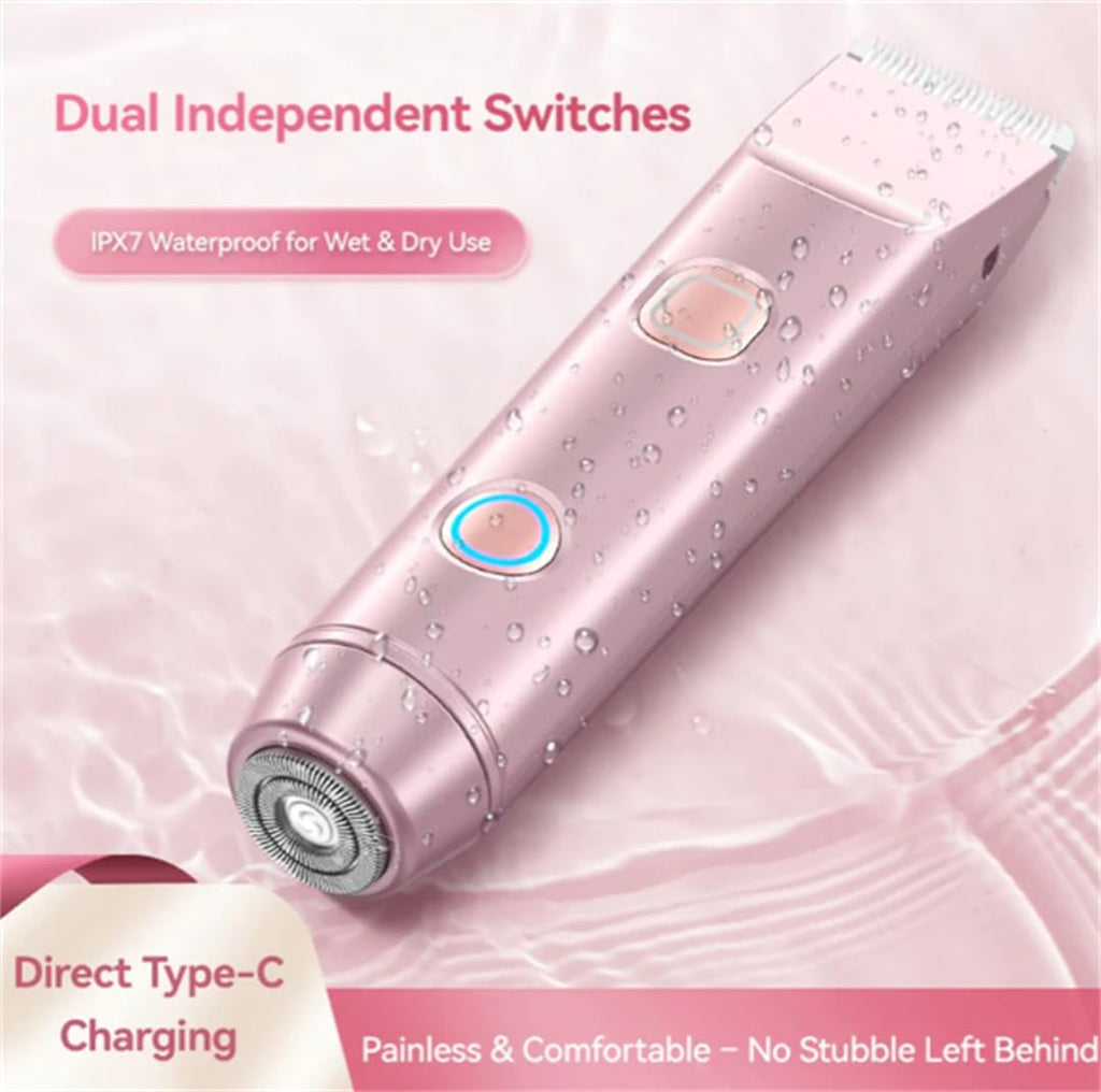 2-in-1 PRO Dual-Head Painless Hair Trimmer