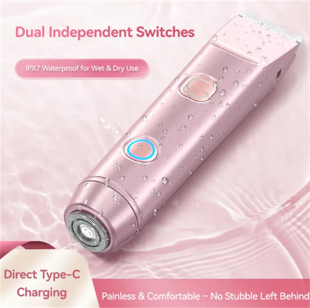 2-in-1 PRO Dual-Head Painless Hair Trimmer