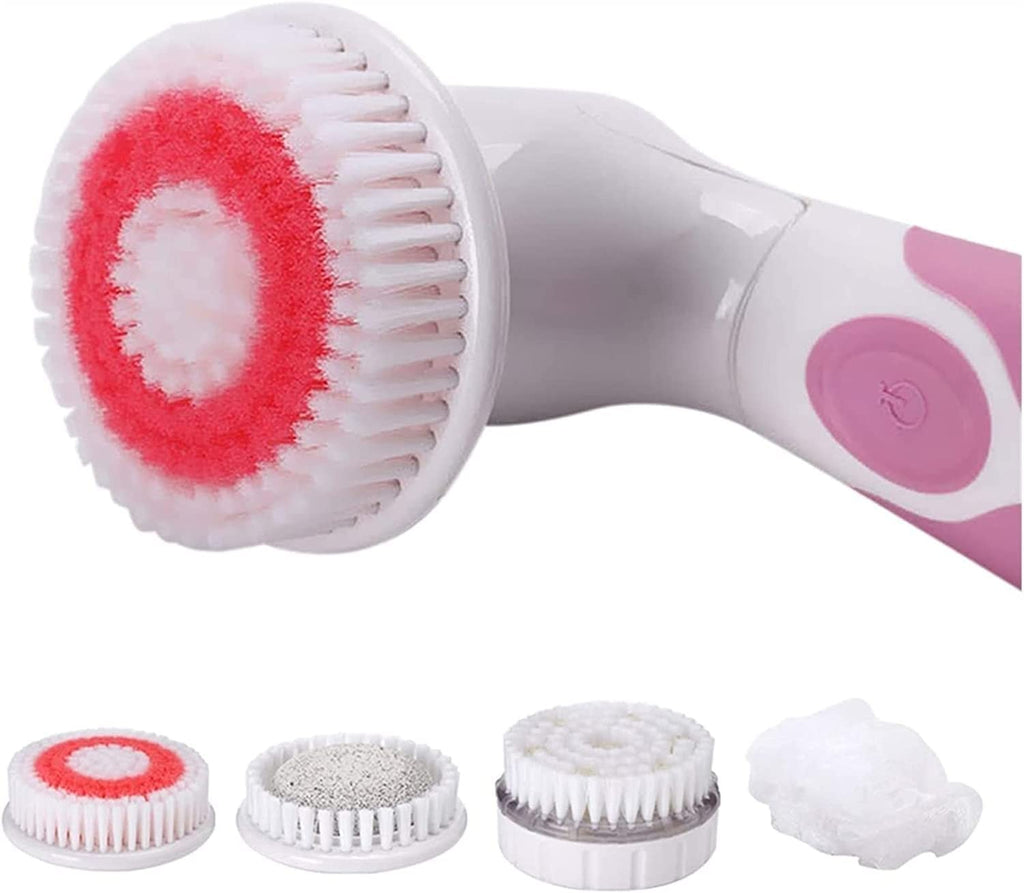 Electric Rotating Bath Brush Massager with Long Handle
