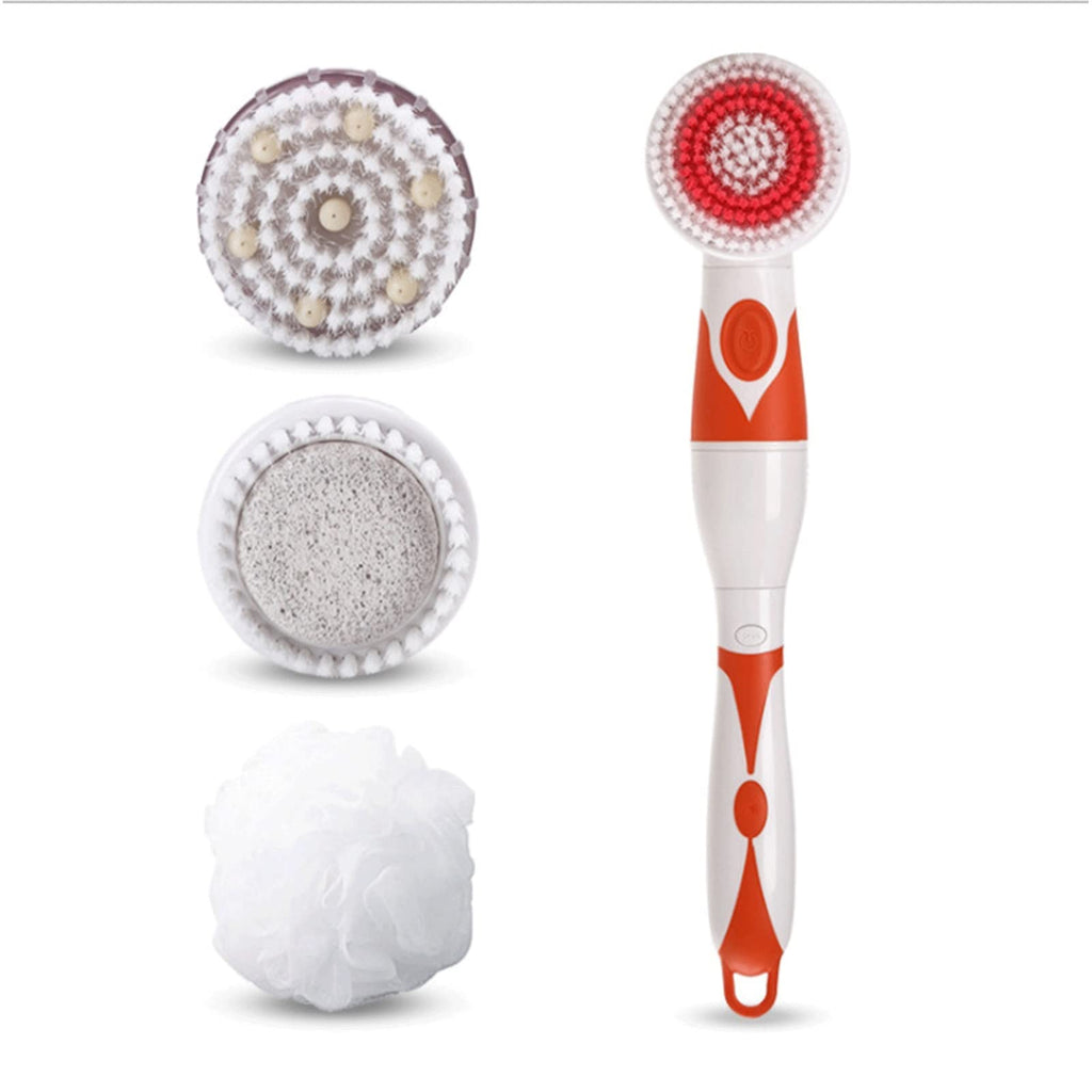 Electric Body Scrubber Shower Brush with Long Handle