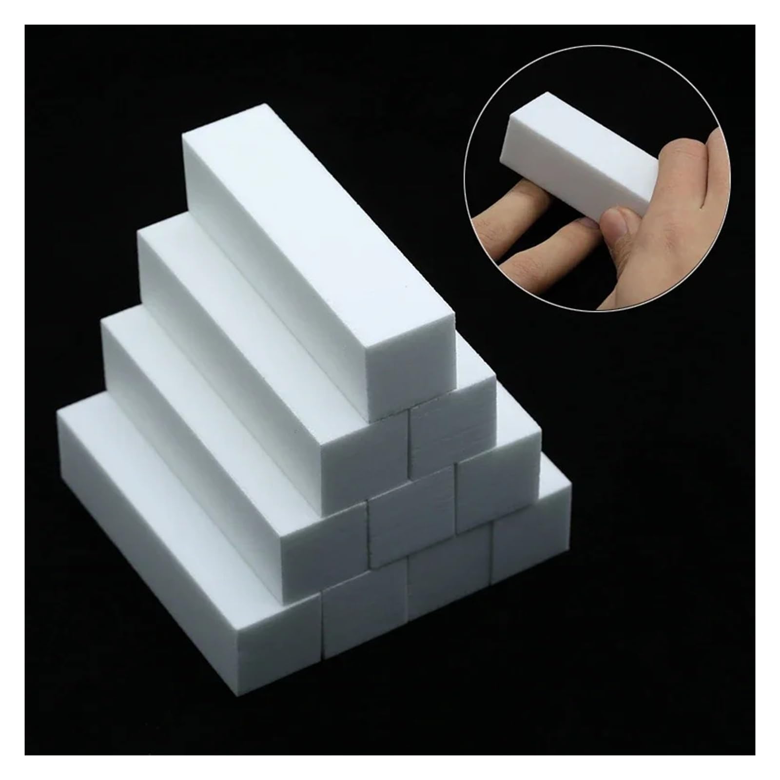 Pink Nail Buffer Block for Manicure & Pedicure