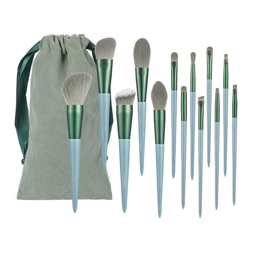 13-Piece Professional Makeup Brush Set for Face & Eyes
