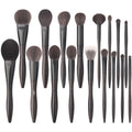 17-Piece Soft Makeup Brush Set for Face & Eyes