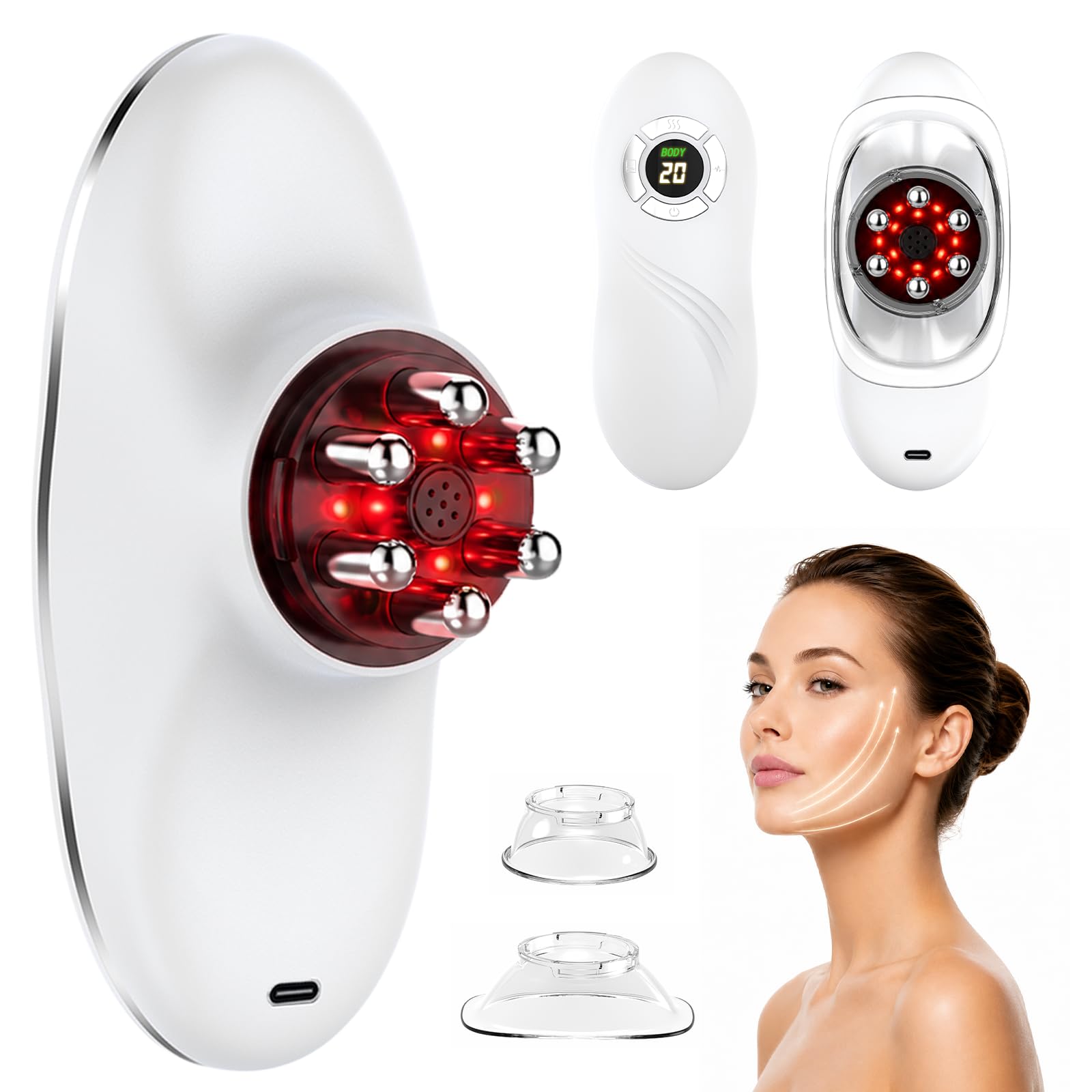 4-In-1 Electric Lymphatic Contour for Face & Body
