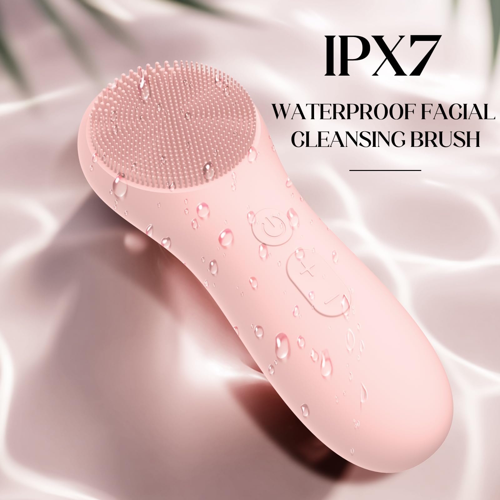 Waterproof Silicone Electric Facial Cleansing Brush Rechargeable