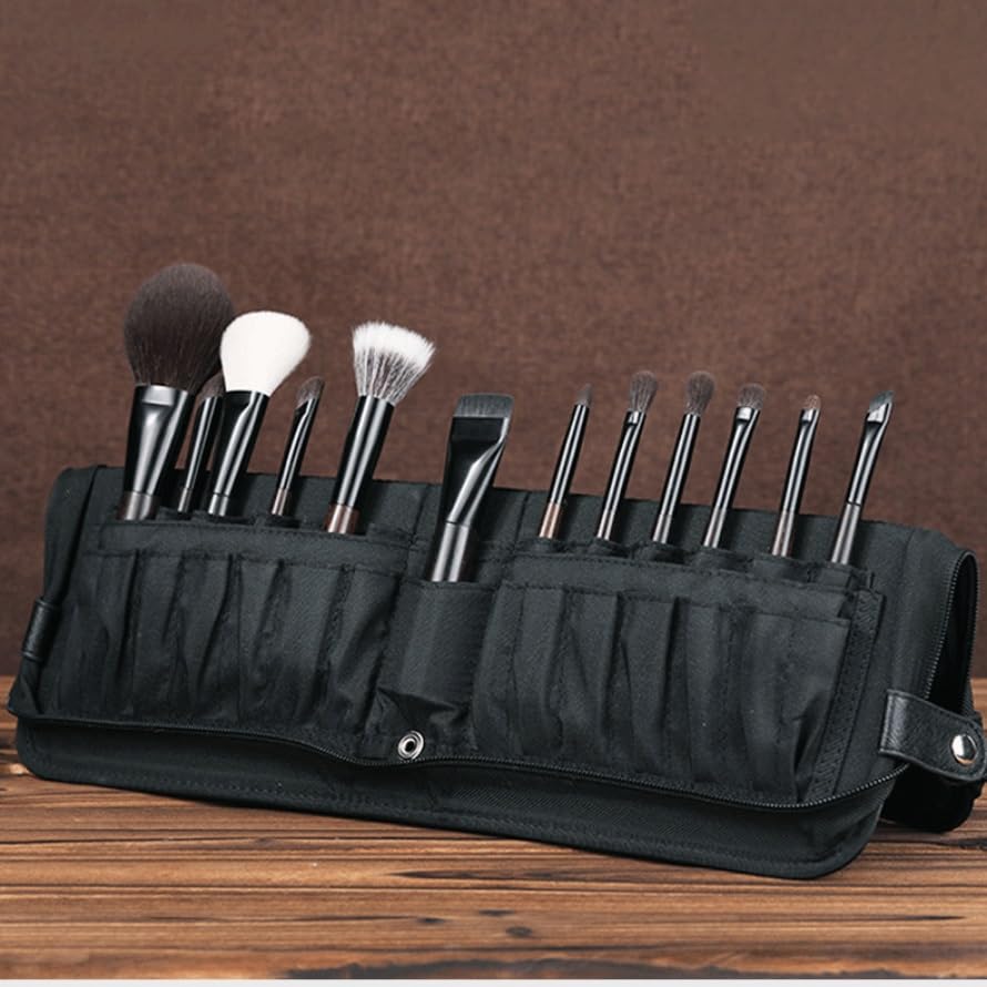 12-Piece Professional Makeup Brush Set for Face & Eyes