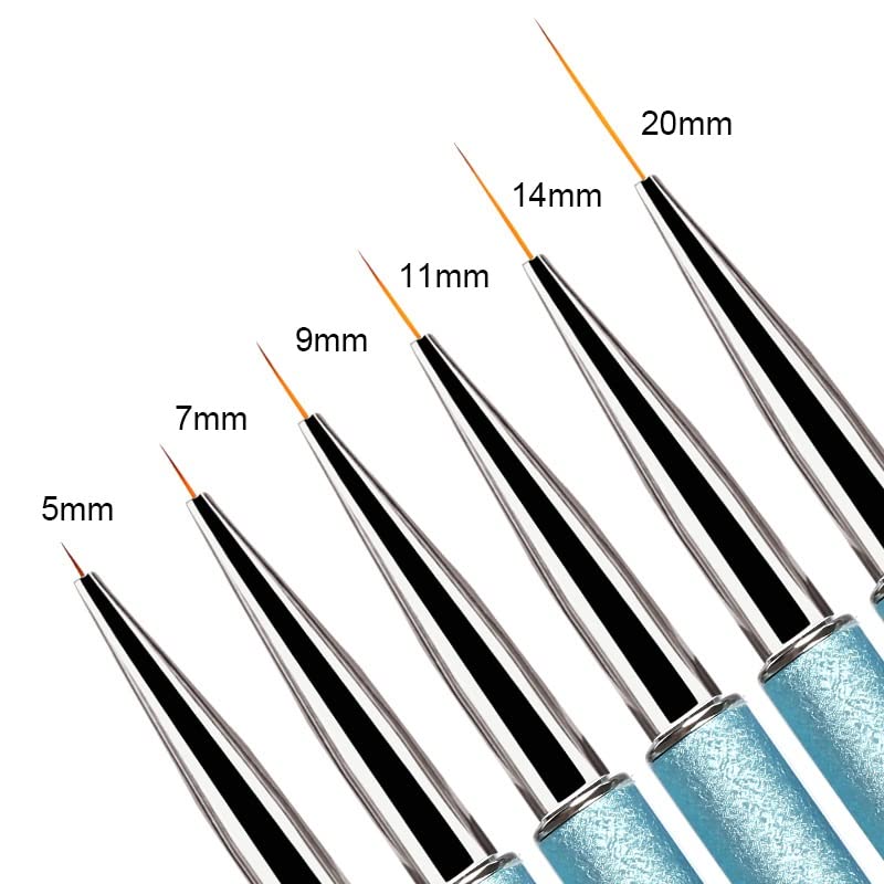 Thin Nail Art Liner Brush for Gel, Acrylic & Floral Designs