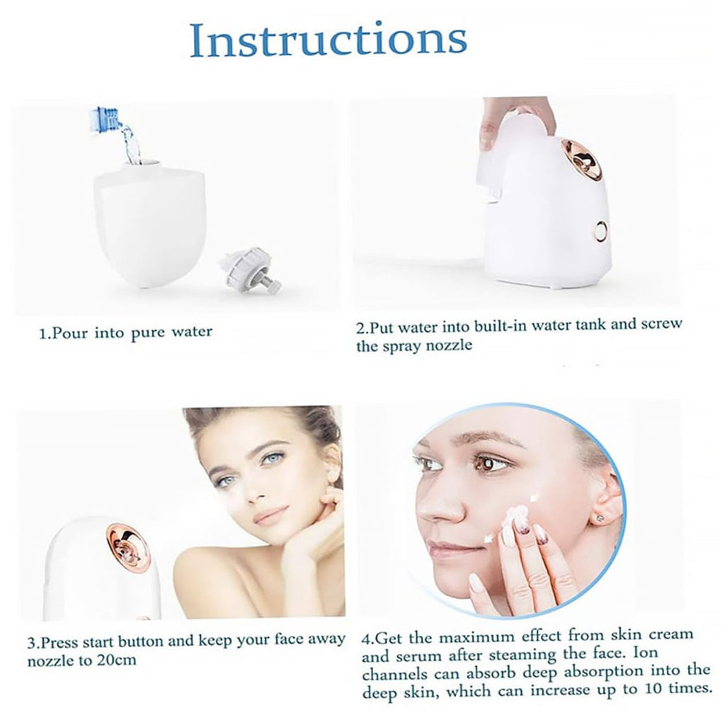 Portable Multifunctional Facial Steamer & Humidifier