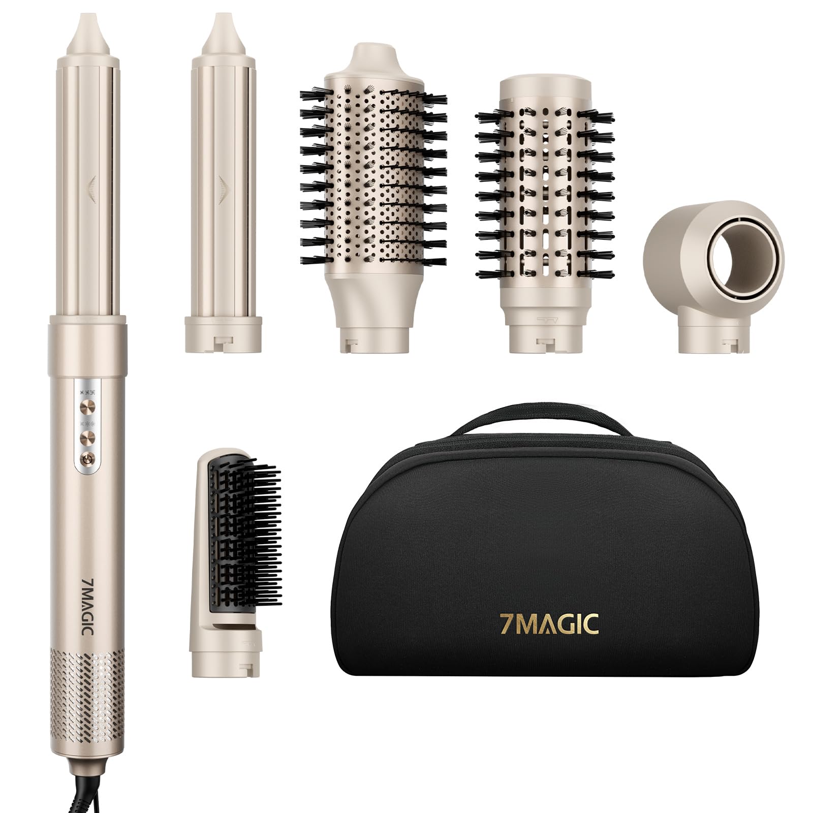 7MAGIC 6 in 1 Multi Hair Styler Dryer Brush High Speed Blow Dry