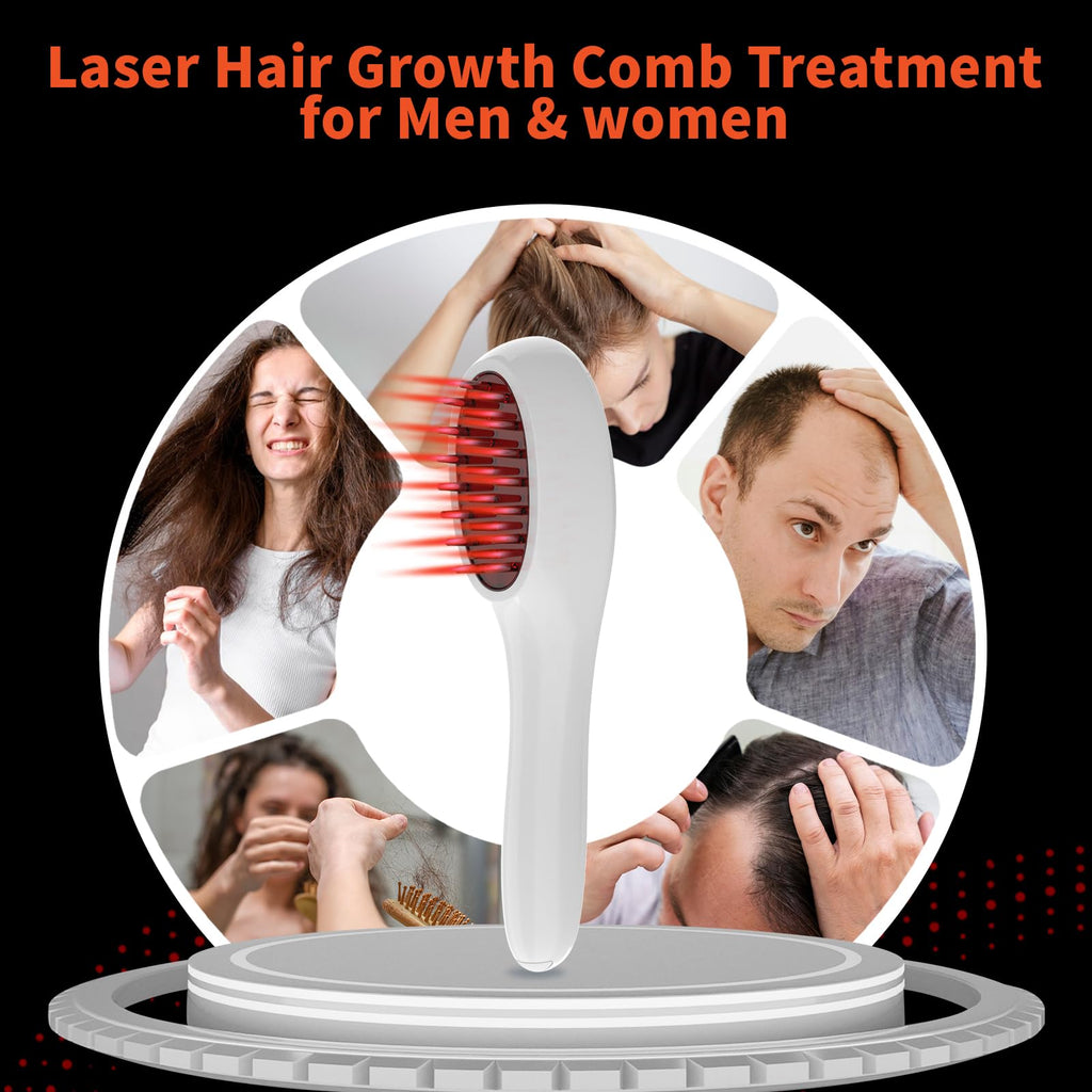 Red Light Therapy Laser Scalp Comb for Men & Women