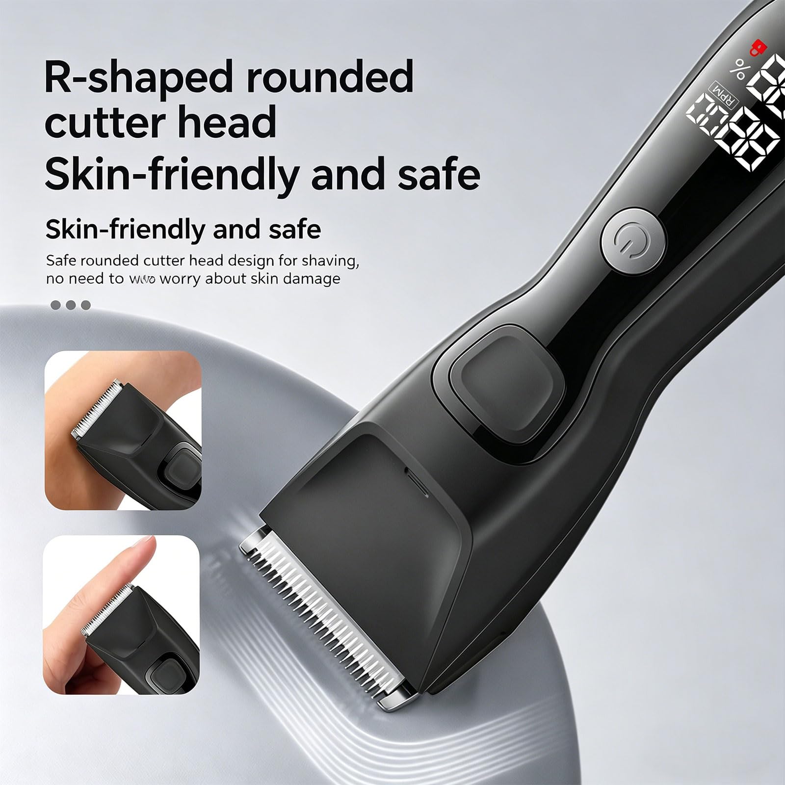 Rechargeable Electric Body Groomer for Face & Body