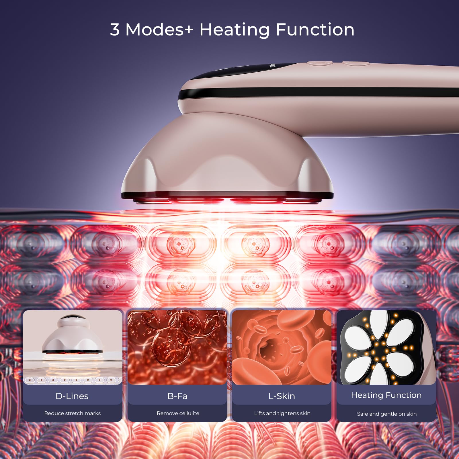 Electric Body Sculpting & Cellulite Massager with Heating