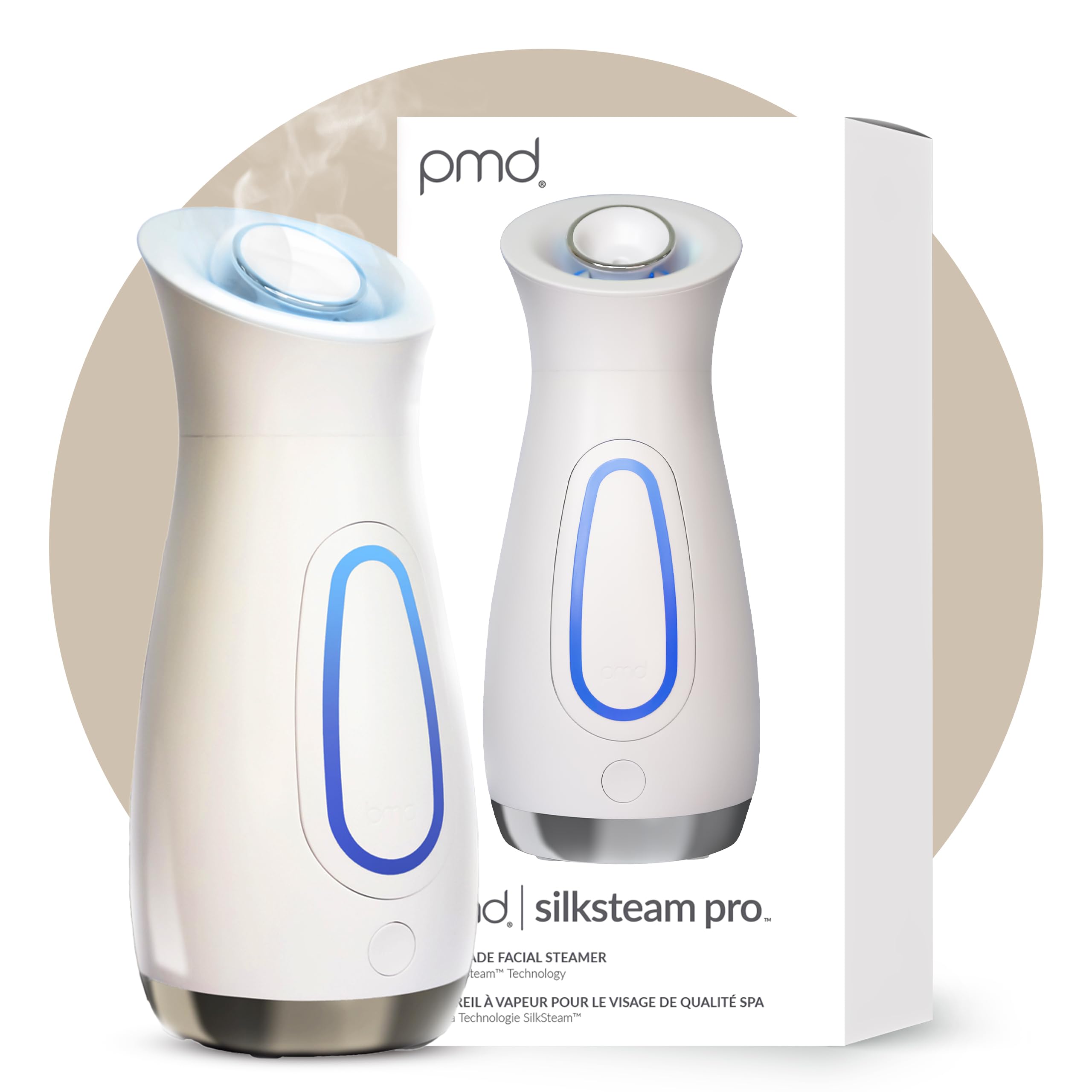 Professional Facial Steamer with Adjustable Nozzle & Essential Oil Filter