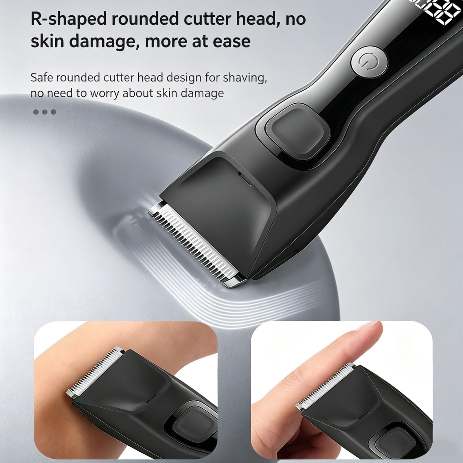 Rechargeable Electric Body Groomer for Face & Body