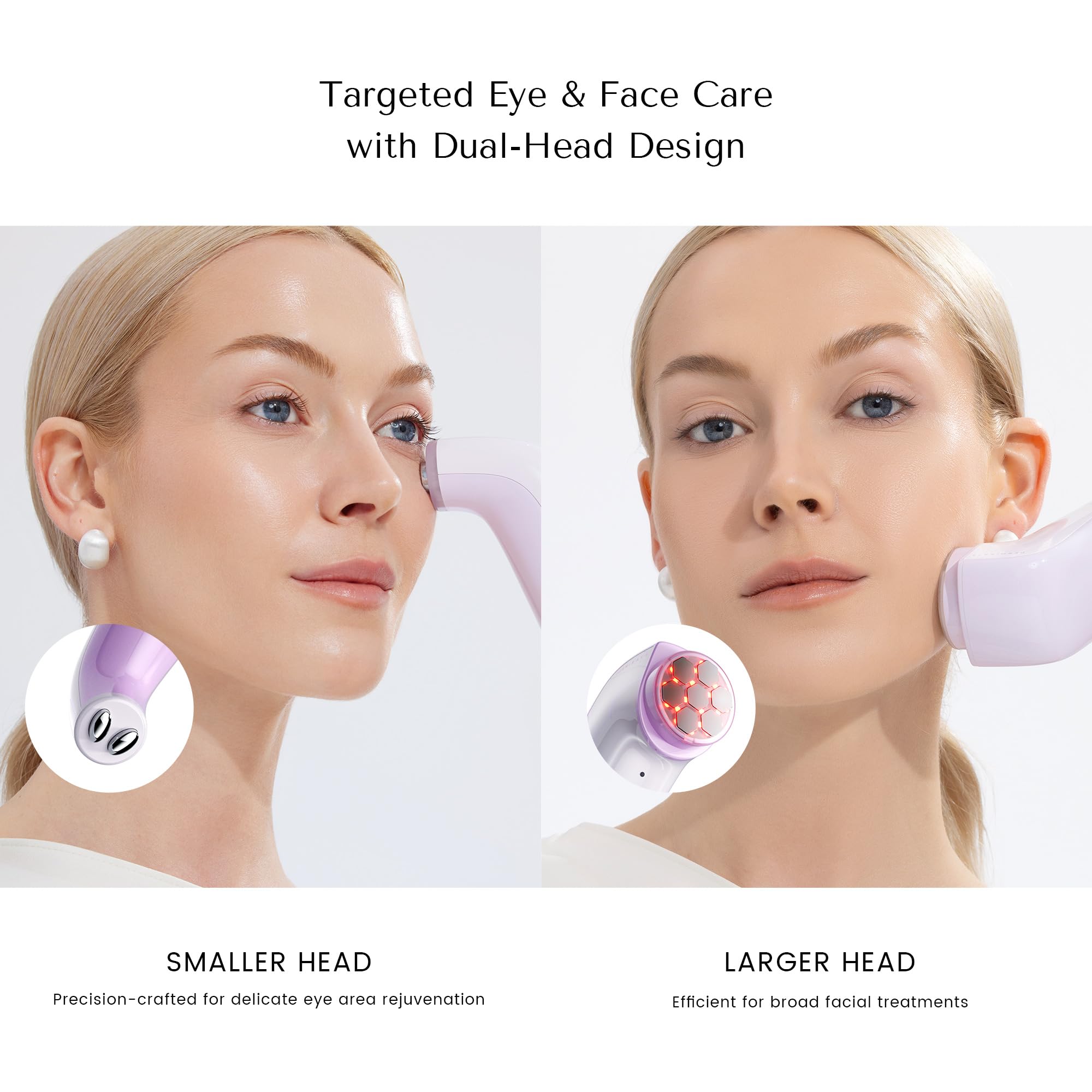 4-in-1 Microcurrent Facial Toning Device with Red Light Therapy