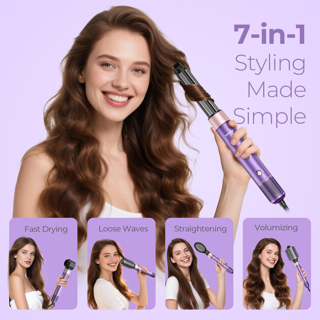 7-in-1 Hot Air Hair Styler & Dryer Brush Set