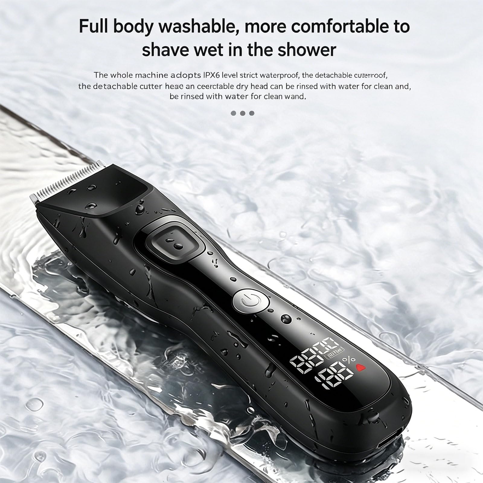 Rechargeable Electric Body Groomer for Face & Body