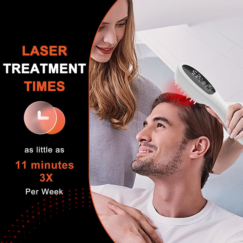 Red Light Therapy Laser Scalp Comb for Men & Women