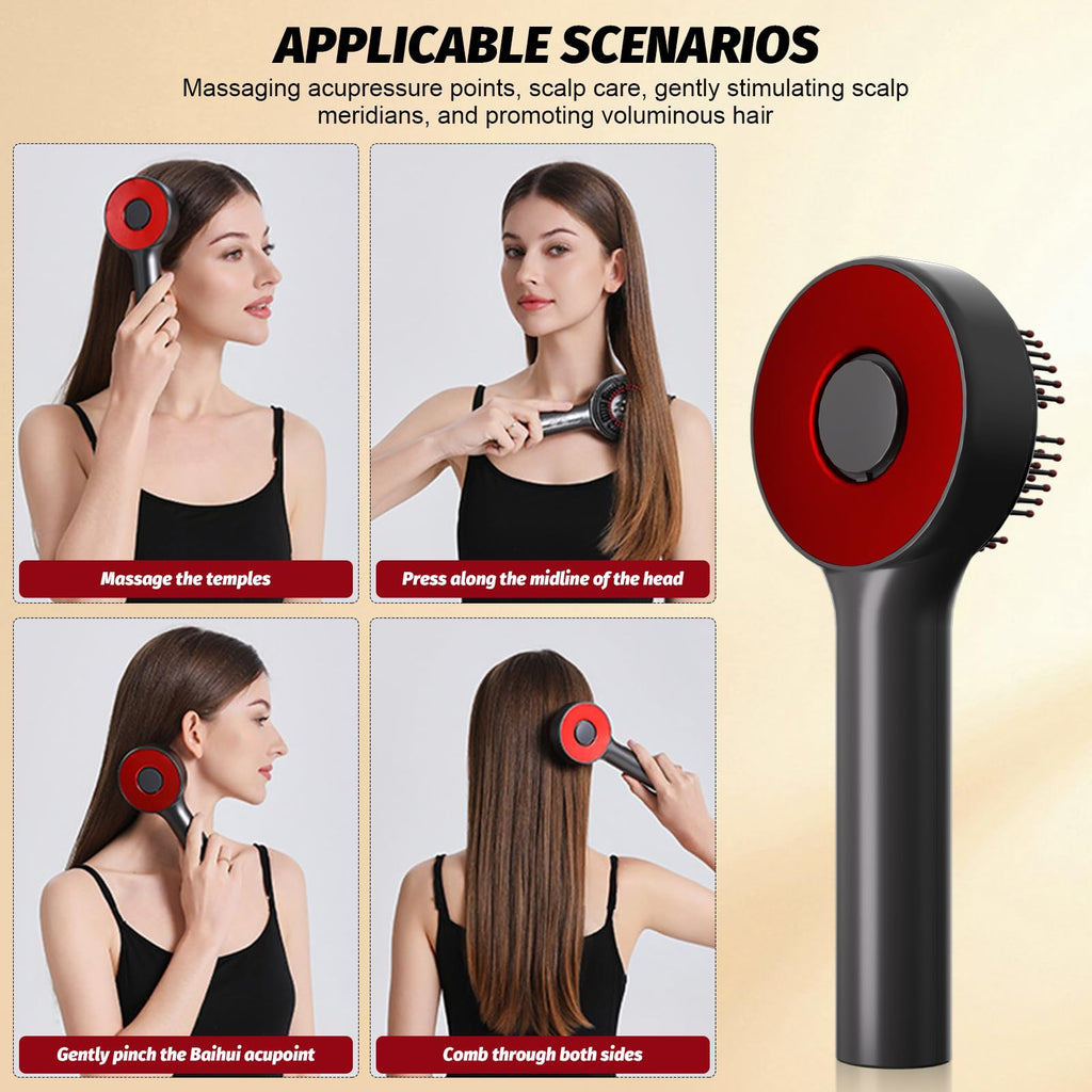 3-in-1 Electric Scalp Massager with Hair Oil Applicator