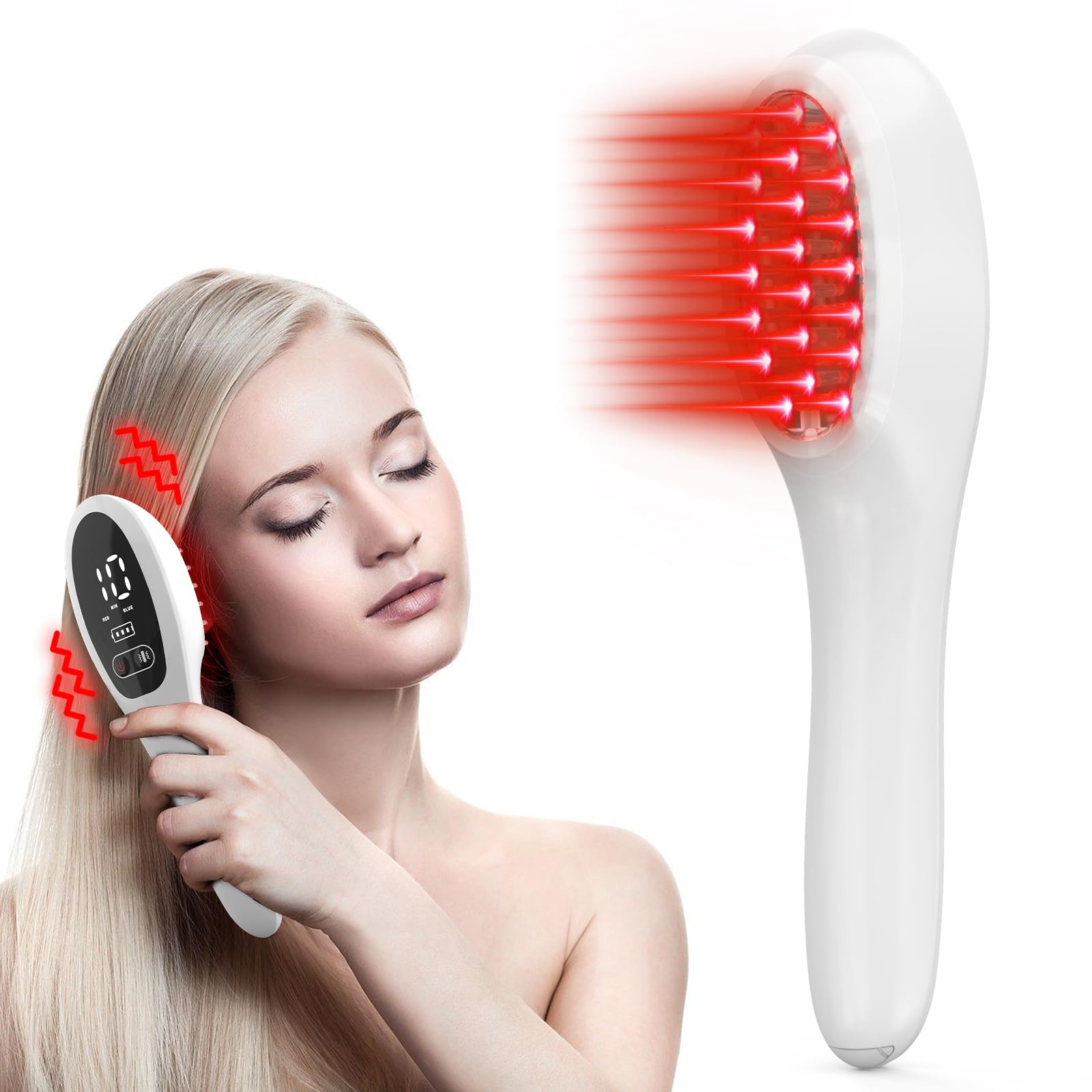 Red Light Therapy Laser Scalp Comb for Men & Women
