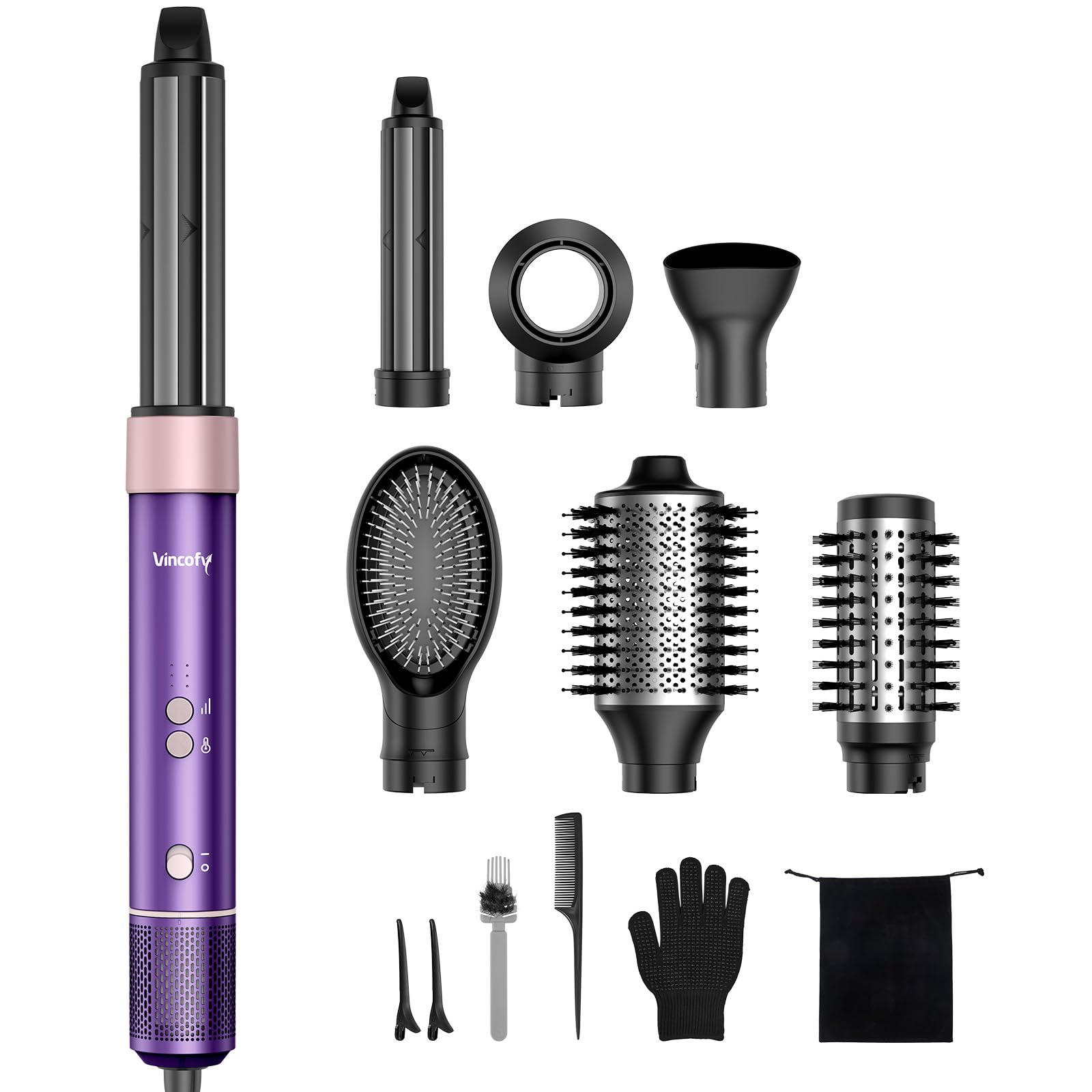 7-in-1 Hot Air Hair Styler & Dryer Brush Set