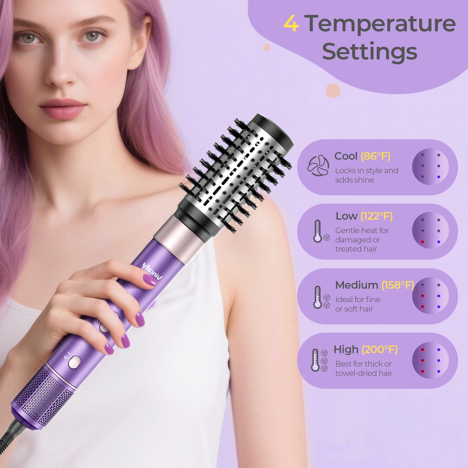 7-in-1 Hot Air Hair Styler & Dryer Brush Set